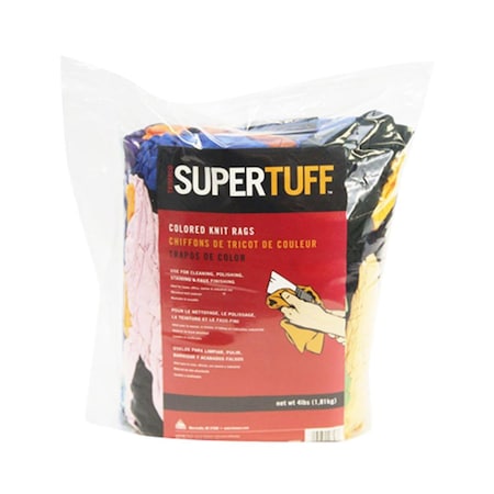 Trimaco 25 lbs Colored Wiping Rags 10818